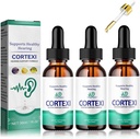 REYROB 3 Pack Cortexi Tinnitus Treatment, [1x30ML] Cortexi Hearing Drops, Cortexi Advanced Formula Drops for Ear Health