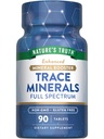Nature 's Truth Trace Minerals Supplement with Iodin 124; 90 Tablet 14; Enhanced Mineral Booster 12.4; Non-GMO & Gluten Free Supplemen