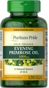 Puritan Pride Evening Primrose Oil 1000 Mg With Gla, 120 Count