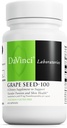 DAVINCI Labs Grape -100 - Tambahan Dieter untuk Mendukung Sistem Imune, Fungsi Vaskular dan Skin Sehat * - dengan 100 mg Grape Ekstrak per Serving - Gluten-Free - 60 Vegetarian Capsules