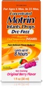 Motrin Infants konsentrasi Obat Cair Drops dengan Ibuprofen, Berry, 1 fs. oz
