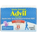 Advil Junior Kekuatan Reliever Pain - 24 Tablet Chewable