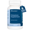 Suplemen Potasium Keabsafan Tinggi Hidup untuk Muscle, Otak & Tulang Kesehatan - Suplai Potency Tinggi Addititive Terbuat di AS (240 Kapsul - 120 Hamba)