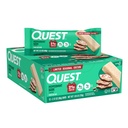 Quest Nutrection Peppermint Protein Bar, 21g Protein, 4g Net Carb, 1g Sugar, Gluten Free, 12 Count