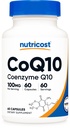 Nutricost CoQ10 100mg, 60 Vegetarian Capsules, 60 Servings
