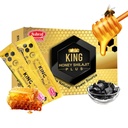 Ashraf Communals King Honey Shilajit Plus - Premium Honey & Himalaya Shilajit Blend with Herbal Extracts, Natural Energy & Vitalitas Dukungan, 15 Sachets x 15g