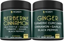 Bundle 7in1 Berberine HCI & 5in1 Ginger Supplement - Dukung Imune, Ditraffic and Heart Health