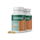 Emma Gut Health - 2 Pack - Gas dan Bloating Relief, Sembelit, Perbaikan Leaky Gut - Gut Cleanse & Restorsi Proklamasi dan Alternatif Laxative, 120 Kapsul