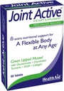 Healtaid Jointactive, 60 Ct, Prolonised Rilis, A Flexible Body at Any Age, Green Lipped Mussel, dengan Glucosamine, Chondroitin Tumeric, MSM, Collagen.