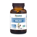 Himalaya Ashwagandha + Relax, with GABA, Holy Basil & Chamomile for Reset, Relaxation & Stress Relief, Vegan, Gluten Free, 540 mg, 60 Vegetarian Capsules, 1 Month Suppply