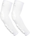 2PCS Pleadded Elbow Forarm Sleeves Compression Arm Protect Support