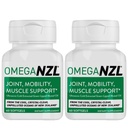 Omega-3 Asli Dukungan Bersama Tambahan, Relief Natural Terbaik Muscle, Green- Lipped Mussel Oil, 120 Softgels, No Fishy Aftertaste