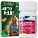 Sehat Surplus ® Volumes Tips Card & Equate Allergy Relief Diphenhydramine HCL, 25 mg 100 Tablets Bundle