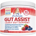 Dokter Danielle Gut Assist - Powder Perbaikan Leaky Gut - Glutamine, Arabingactan, Licorice Root - Support IBS, Heartburn, Bloating, Gas, Constipation, SIBO from, Berry Flavor