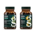Akar Gaia Herbs Ashwagandha - Dibuat dengan Akar Ashwagandha Organik - 120 Vegan Cair Phyto - Capsules & Thyroid Dukungan - Dukungan Kesehatan Metabolic Keseimbangan dan Overall Well- Menjadi - 120 Vegan Liquid Phyto