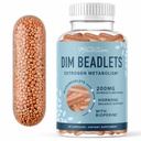 Tambahan DIM 200 mg untuk keseimbangan Hormone 124; Delayed- Lepaskan Microbeadlets pada 124; Estrogen balance for Women & Men, Hormonal Acne Suplemen, Menopause & Antioksidant Dukung 124; Vegan, Soy Free 124; 60 Ct.