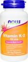NOW Foods Vitamin K-2.100mcg, 100 caps (Pack of 2)
