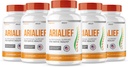 (5 Pack) Arialief Sciatica Nerve Dups, Arialeaf Advanced Nerve Health, Arialeaf Palm Sciatica, Aria Leaf Primepale Aria Lief, Nerve Relief Sciatic Soothing (300 Capsules)