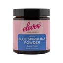 Eleven TLC, Powder Biru Organik, Flavorless, Superfood, Vitamin + Mineral, Espirulina Azul en Polvo, Plant Protein, Non- GMO, Non Messy Glass Jar, 1.24 Ounce 35 Servings