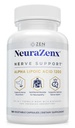 Zen NuuraZenX Nerve Dukung & Periferal Neuropathy Dukungan Tambahan dengan 1200mg Alpha Lipoic Acid (ALA), Benfotiamine, L- Carnitine, dan Turmeric