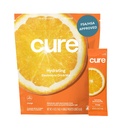 Cure Hydrating Electrolite Mix 124; powder for Dehydration Relief 124; FSA & HSA & HSA Eligly 124; Dibuat dengan Coconut Water 124; Tidak ditambahkan Sugar 124; Vegan 124; Paleo Friendly 124; Pouch 14 Packets - Orange