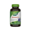 Nature 's Way Borage Oil, Cold Press & Unfure, GLA Suplemen, 300 mg GLA dan 440 mg Linoleic Acid per Serving, 60 Softgel (Packaging May Vary)