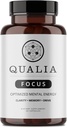 Qualia Focus Booster Supplement 126; A powerful Nootropic Designed to Deliver Substained Mental Energy, Allence, Concentration & Memory 124; with Ginkgo Biloba, L-Theanine Plus 124; 1 MonthSuply