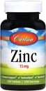 Carlson Labs Zinc, 15mg, 250 tablet