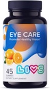 LIVS Eye Care, Lutein dan Luxanthin, 45 Orange Gummies