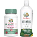 MaryRuth 's Multivitamin Gummies for Women (Cherry & Raspberry) & Liquid Nighttime Multimineral (Pine4; Clean Label Project Verified ® 124; Vegan 124; Beauty, Bedtime Routine, & Overall Health