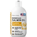 Salmon Oil for Dogs - Premium Fish Oil for Skin and Coat Health
