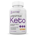 Lifestyle Keto Pills 1275MG New & Improved Formula Berisi Cider Apple Vinegar Extra Virgin Olive Powder Green Tea Leaf 60 Capsules