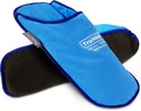 Slippers Ice Pack for Neuropathy Relief - 1 Pair, Blue Vinyl Gel - Ice Pack Wraps & Cold Slippers for Swinet Feet Relief - Hot & Cold Therapy for Plantar Fasciitis & Burning Sensation