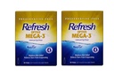 Refresh Optive Mega- 3 Lubricant Eye Drops, 30 Single- Gunakan (Paket 2)