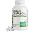 Bronson Longjack Tongkat Ali Extra Kekuatan, 60 Vegetarian Capsules