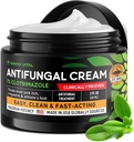 Antifungal Cream for Athlete Foot, Ringworm & Jock Itch - Clotrimazole 1% Made in USA - Extra Power Ring Worm, Jock Itch Cream, Anti Fungal Athletes Foot Treatment for Human Skin Fungus - 2 oz
