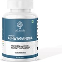 Kehidupan Aveda Ashwagandha 500mg, 60 Kapsul - Suplemen Herbal Alam untuk Dewasa (Persediaan 1 Bulan)