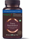 Murni Trans Resveratrol 500 mg dengan Bio Perine Anti Aging Skin Care Antioxidant Suplemen untuk Kesehatan Hati & Daily Imune Dukungan 30 Veg Capsules 124; untuk Absorpsi Superior