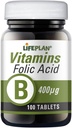 Lifeplan Folic Acid 400Mcg 100 tablet