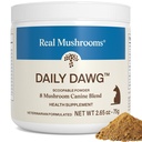 Mashroom Whole Dog Health - Functional Mushroom Blend for Dogs with Lion 's Mane, Cordyceps, Turkey Tail, Reishi, Shiitake for Overall Wellbeing of Dogs - 2.65 oz Powder Suplemen