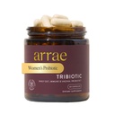 Arrae Tribiotic, Probilefor Women, Support for Vaginal pH Saldo, Gut, Immune, and Feminine Health, Pregories, Programtic, Postities, 60 Count