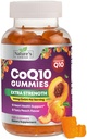 CoQ10 Gummies for Adulant - Coenzim Q10 100mg Per Serving - 3X Energy, High Absorpsi Antioksidant Support & Energy Produksi - Co Q10 (Coq 10) Suplemen - 120 Gummies
