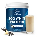 MRM Nutrition Egg White Protein 124; Vanilla Flavored 124; 23g Fat-Free Protein 124; dengan enzim Digetical 124; Nilai Biologis Tertinggi 124; Secara klinis Diuji 124; 10