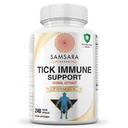 Samsara Herbs Tick Immune Dukung - Jepang Knotweed, cakar Kucing, Andrographis, Cryptolepis, Sarsaparilla, Resveratrol, Tick Bite Dukung 240 Capsules