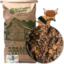 New Country Organics 14; Cattle Feed for Dairy Cattle 124; Soy- Free & Corn Free 124; 16% Protein 124; Tersertifikasi Organik dan Non-GMO 124; 40 pon