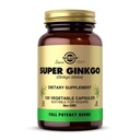 Solgar Super Ginkgo, 120 Vegetable Capsules - Full Potsules (FP) - Antioxidant & Gugup System Support - Brain Health - Non-GMO, Vegan, Gluten Free, Dairy Free, Kosher - 120 Servings