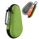 Kasus Perjalanan Beautyflier Asthma Inhaler, Portable Zipper Carry Case for Inhaler dengan Clip- On Carabiner, EVA Travel Handy Protective Holder for Dewasa dan Anak-anak, Inhaler Tidak disertakan (4IN, Green)