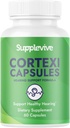 Cortexi Pendengaran Dukungan Formula-Mula - Ear Tinnitus Relief untuk Telinga Ringing, Persediaan Tinnitus & Mendengar Vitamins untuk Membantu Silence The Noise, Aman dan Alami, 60 Kapsul (1)