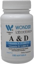 Lab Wonder Vitamin 25.000 IU dari Cod Liver Fish Oil + Vitamin D3 1.000 IU
