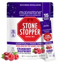 Moonstone Stone Stopper Drink Mix, Cranberry Raspberry, Kidney Stone Prevention, Calcium Oxlate Protector, dikembangkan oleh Urologist untuk Menimbulkan Hidration dan Dukungan Kesehatan Ginjal, 15 Hari Suppply